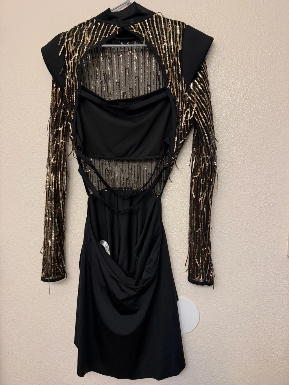 Weissman elite dance costume gold